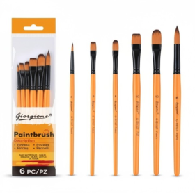 PINCEL PUNTA SURTIDA 6PS GIORGIONE