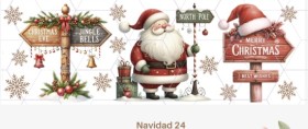 Lamina UV Navidad 24