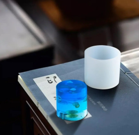 Molde de silicona cilindro 3x3cm