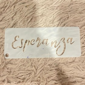 Stencil palabras modelo 4