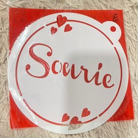 Stencil 20x20 aprox MODELO 4