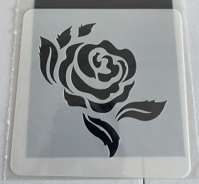 Stencil 10x10 Rosas 2