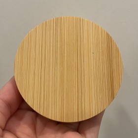 Tapa de madera 7cm aprox (1 unidad)