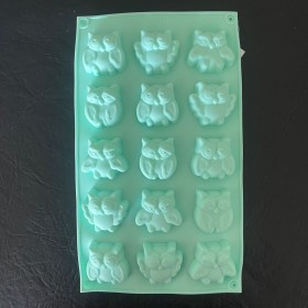 Molde de silicona animalito buho modelo 2