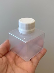 Envase de PLÁSTICO PILAR 70ml + tapa ciega/común BLANCA 