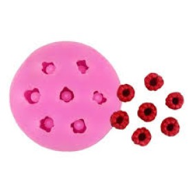 Molde de silicona de mini frambuesas
