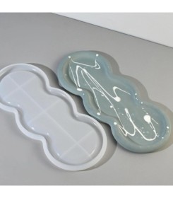 molde de silicona bandeja ovalada curvas mod1