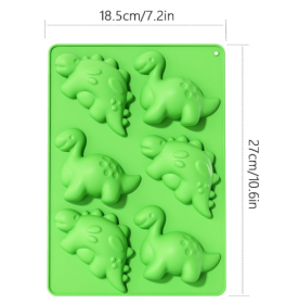 molde de silicona animalito dinosaurios modelo 2