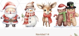 Lamina UV Navidad 14