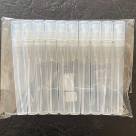 Envase de plástico transparente de 5ml con spray (10 Unidades)