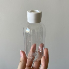 Envase de PLÁSTICO TRANSPARENTE 125ml + tapa difusora BLANCA