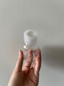 Envase de PLÁSTICO TRANSPARENTE 60ml corto + tapa difusora traslucida