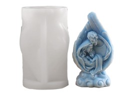 molde de silicona sagrada familia/pesebre modelo 2