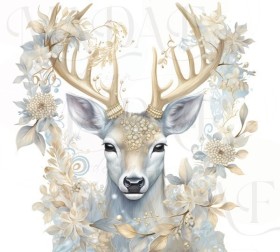 Lámina termotransferible GLITTER GRANDE navidad 1