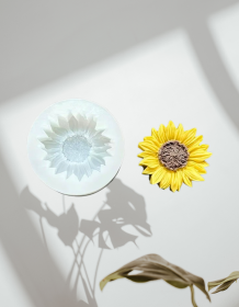 molde de silicona de girasol