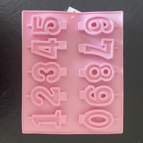 molde de silicona números modelo 1
