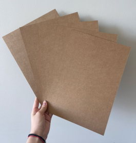Papel kraft liso 20 hojas 230gr