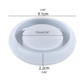 Molde de recipiente/ contenedor para velas 1