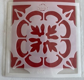 Stencil 10x10 mandala 1
