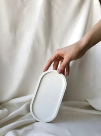 molde de silicona bandeja ovalada mediana