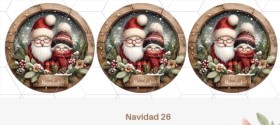 Lamina UV Navidad 26