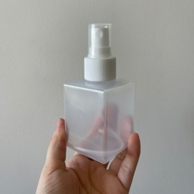 Envase de PLÁSTICO PILAR 125ml + tapa spray BLANCO
