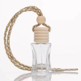 ENVASE DE VIDRIO PARA AROMATIZANTE DE AUTO: HEXAGONAL CLASICO