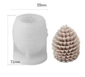 Molde de silicona SEMILLA DE PINO 59x72MM