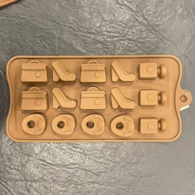 Molde de silicona Zapatos y carteras