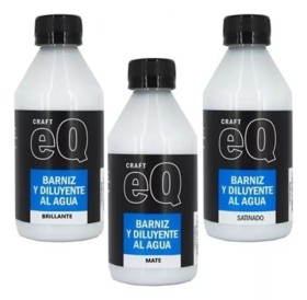 barniz y diluyente al agua satinado/ brillante/ mate de 250ml