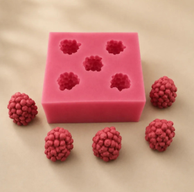 Molde de silicona fruta de frambuesa/moras modelo 3