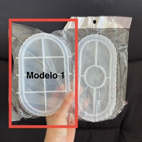 molde de silicona bandeja ovalada borde a rayas modelo 1