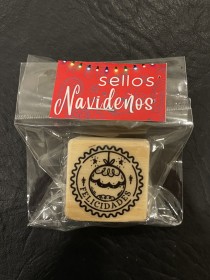  sello navideño modelo 3 3x3cm 