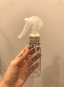 Envase de PLÁSTICO TRANSPARENTE de 100ml con gatillo
