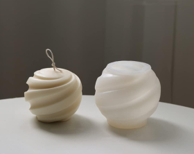 Molde de silicona esfera ESPIRAL 7CM