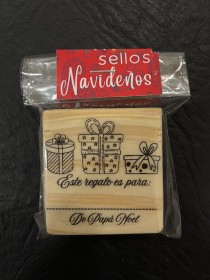  sello navideño modelo 1 5x5cm  