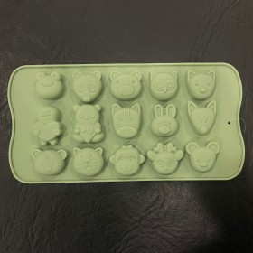 Molde de silicona animales varios