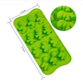 molde de silicona animalito dinosaurios modelo 3