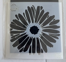 Stencil 10x10 flor 3