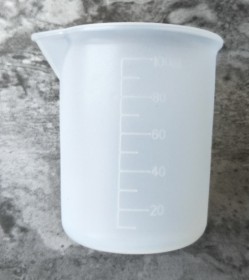 Jarra medidora de silicona de 100ml
