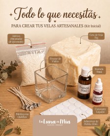 Kit INICIAL para VELAS de CONTENEDOR/RECIPIENTE